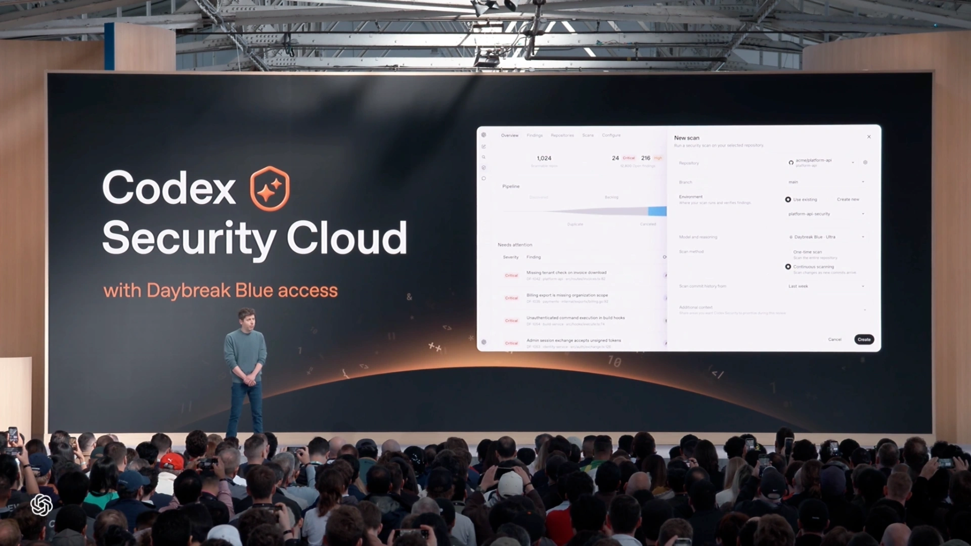 معرفی Codex Security Cloud با دسترسی Daybreak Blue در OpenAI DevDay 2026