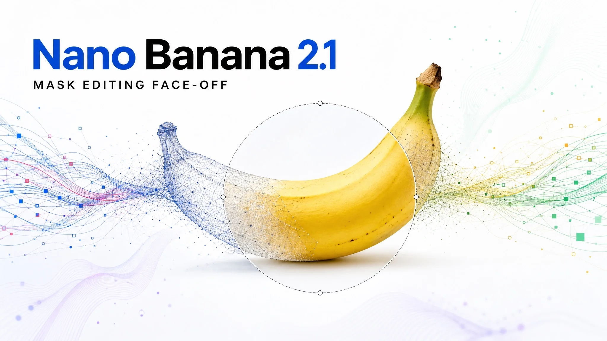 ویرایش ماسکی تصویر با Nano Banana 2.1 و انتخاب بخشی از تصویر موز